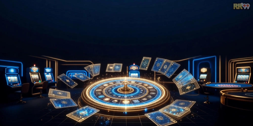 Khái niệm game bài nổ hũ rr99 được minh họa qua giao diện chơi hấp dẫn