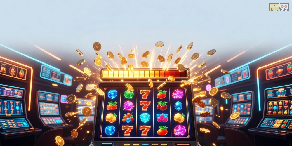 Hình minh họa cơ bản về trò chơi nổ hũ đổi thưởng rr99