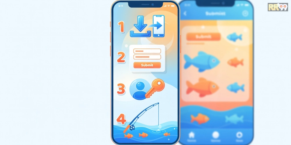 Các bước hướng dẫn đăng ký và sử dụng tải game bắn cá online rr99 chi tiết