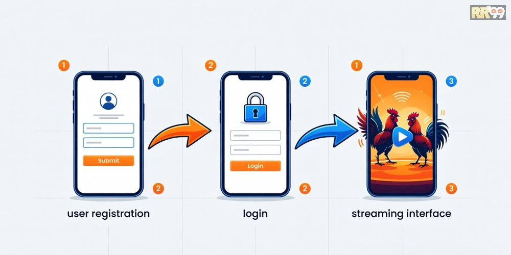 Hướng dẫn từng bước đăng ký và sử dụng nền tảng xem đá gà trực tuyến RR99.