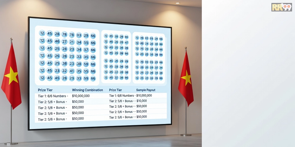 Ví dụ bảng kết quả xổ số minh ngọc rr99 cập nhật realtime