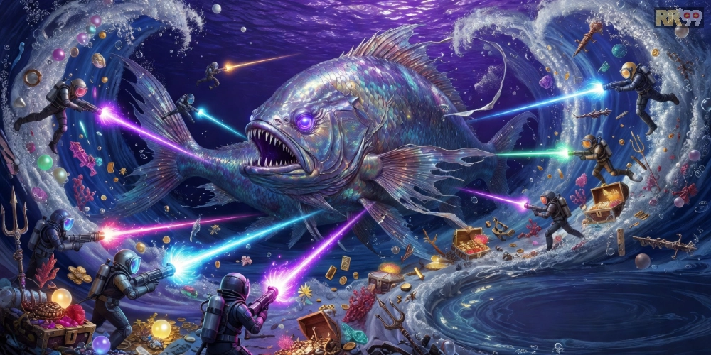 Trải nghiệm Vua Bắn Cá với súng mạnh mẽ và boss khổng lồ trên nền tảng rr99